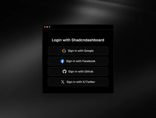 Social Authentication (OAuth)